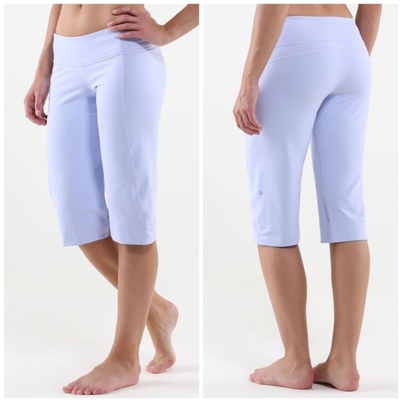 LULULEMON Clam Digger II Cool Breeze Yoga Pants 6 - Picture 8 of 8